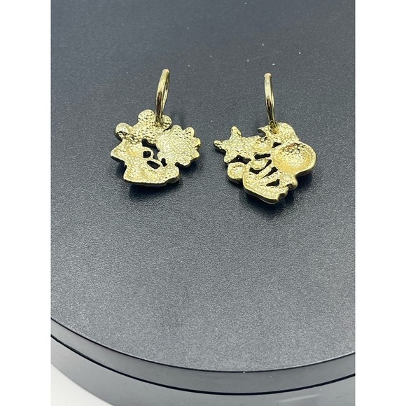 Betsey Johnson Multicolor enamel Floral ladybug butterfly Earrings new - Picture 7 of 8